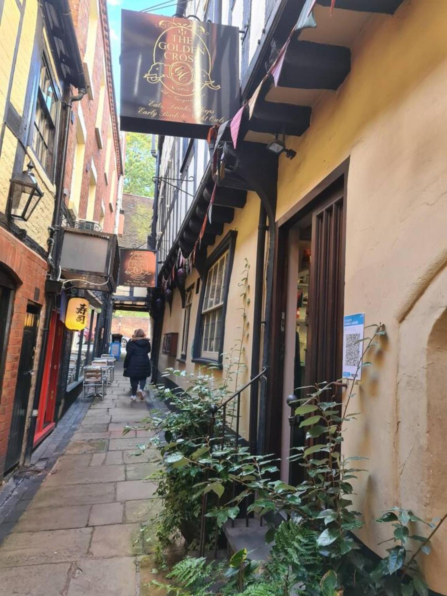 什鲁斯伯里Cosy Corner - Town Centre Flat With Free Nearby Parking公寓 外观 照片