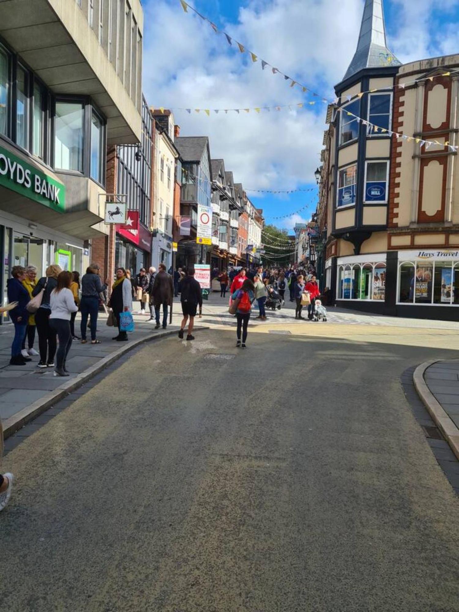 什鲁斯伯里Cosy Corner - Town Centre Flat With Free Nearby Parking公寓 外观 照片